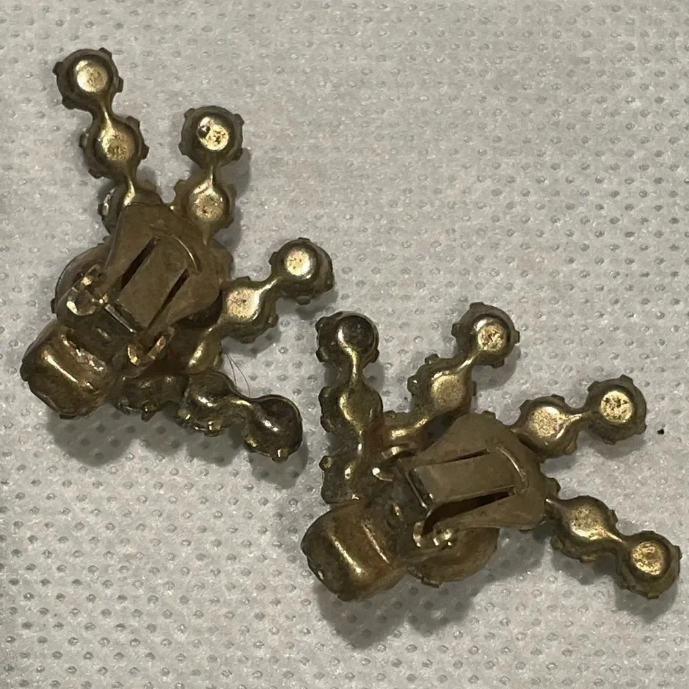 Vintage clip on earrings